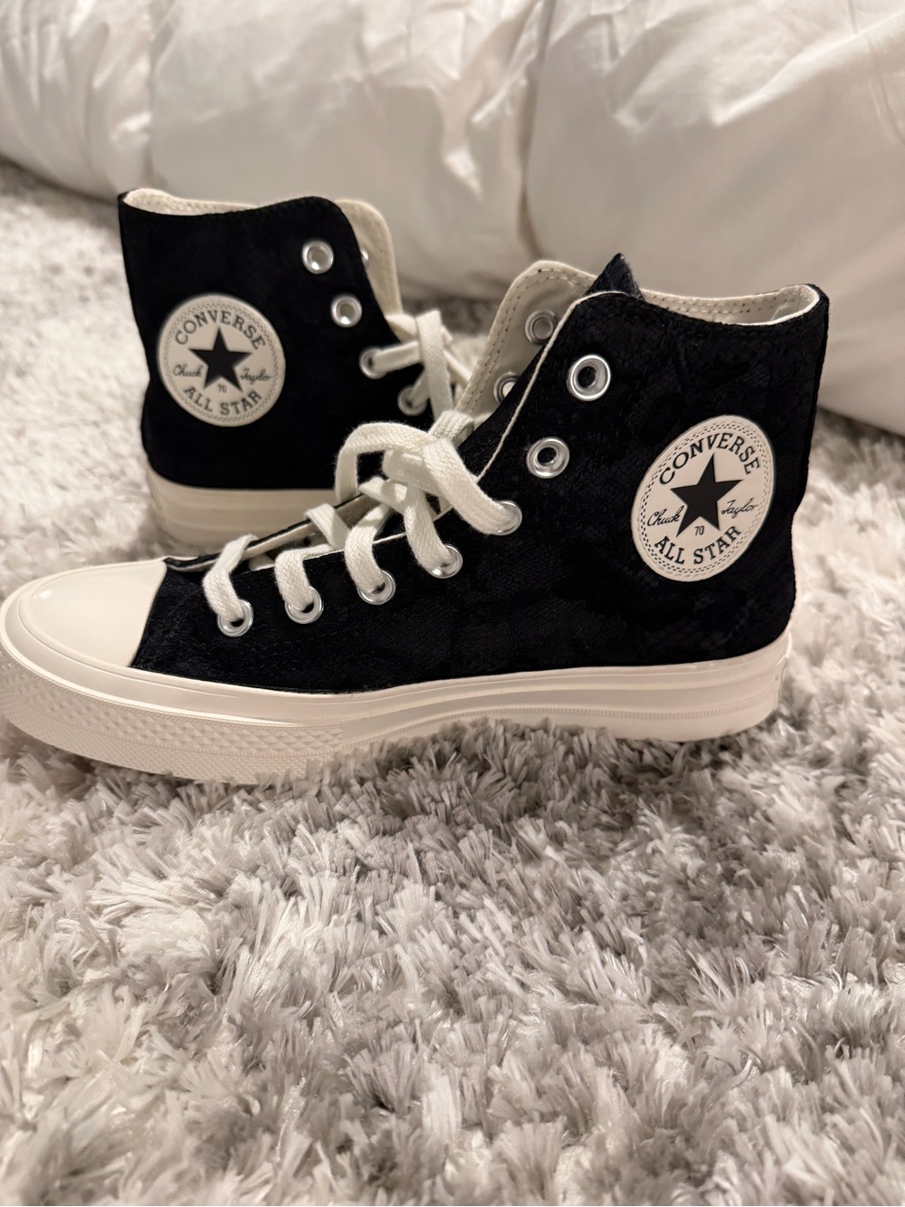 Converse Black High Top All Star Sneakers - Picture 2 of 9